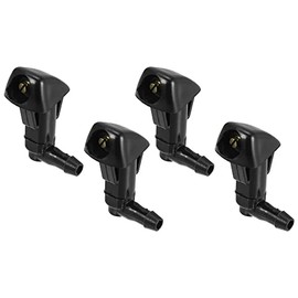 X AUTOHAUX 4pcs Car Front Windshield Wiper Washer Nozzle for Honda Civic 2006-2011 for Odyssey 2005-2010 for Accord 2003-2007 for Element 2003-2011 76810-SDA-A11