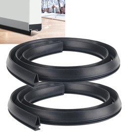 Storm Doors Seal Replacement Kit for Larson and Pella Storm Door Sweep Parts Compatible with Vinyl and Metal Doors Bottom Seal Rubber Strip Parts （2 Pack）- A Model