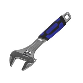 Faithfull FAIAS300C Soft-Grip Adjustable Spanner Wrench 300mm (12in) - 40mm Capacity