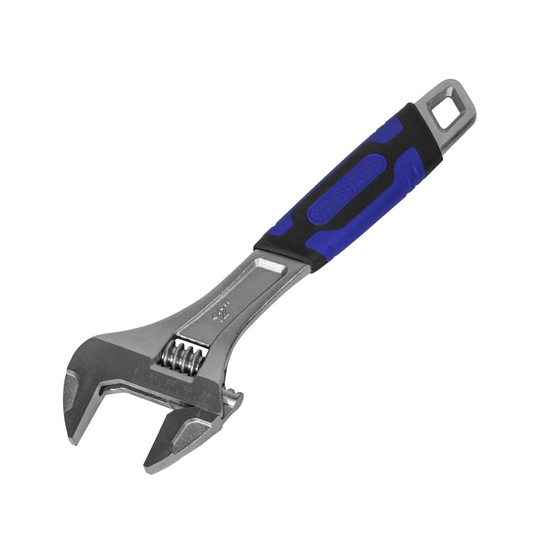 Faithfull FAIAS300C Soft-Grip Adjustable Spanner Wrench 300mm (12in) - 40mm