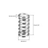 TOP-VIGOR 10Pcs Compression Spring, 0.8mm Wire Diameter,5mm OD,10mm Free Length