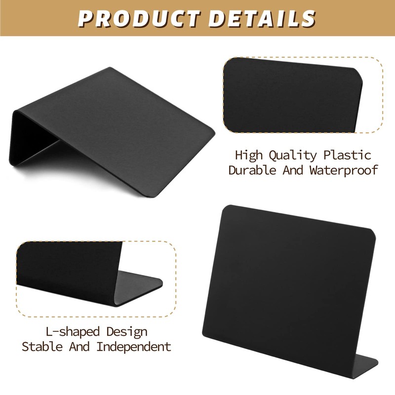 YETOOME 20 Pack Mini Chalkboard Signs for Tabletop Chalkboard Labels,