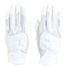 UA Clean Up Batting Gloves, Colorless, 6001311 (100), White, White,