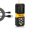 PREXISO Laser Measure, 265Ft Rechargeable Laser Distance Meter with Multi-Measurement