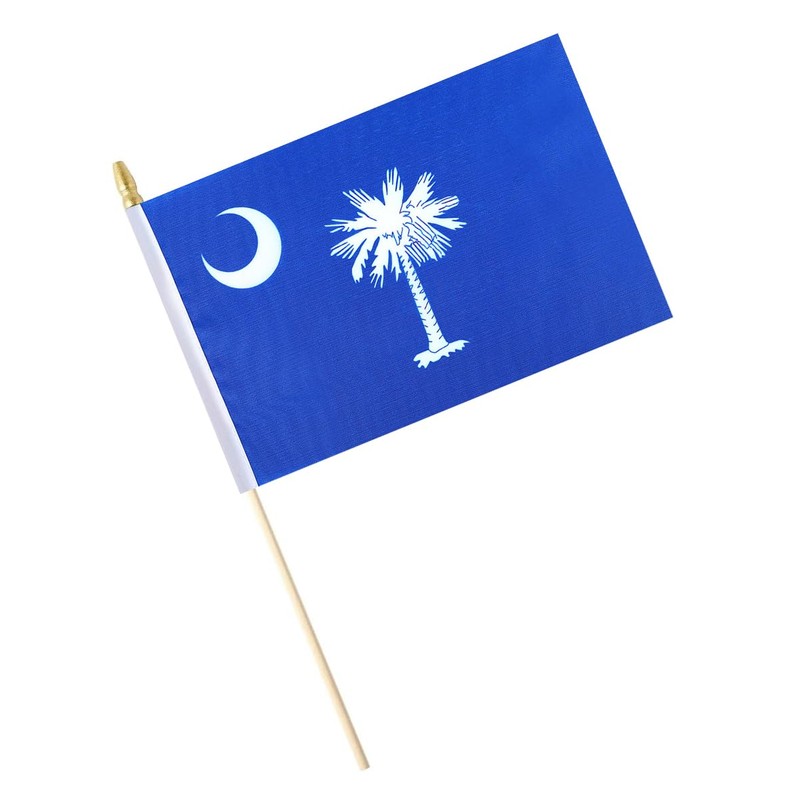 5 Pack South Carolina State Small Mini Wood Hand Held