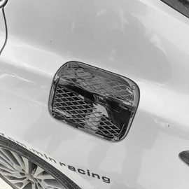 YINGTUU for Toyota Camry 2018-2024 Accessories Fuel Tank Cap Trim Oil Gas Cap Cover Exterior Decoration Sticker (Glossy Black)