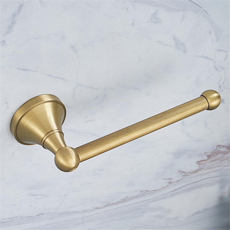 Flybath Toilet Paper Holder Without Cover Antique Brass Bathroom Tissue