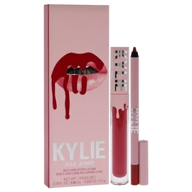 Matte Lip Kit - 503 Bad Lil Thing by Kylie Cosmetics for Women - 2 Pc 0.10oz Matte Liquid Lipstick, 0.039oz Lip Liner