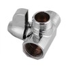 Three-Way Shower Diverter 3 Way Brass Chrome Diverter G 1/2"