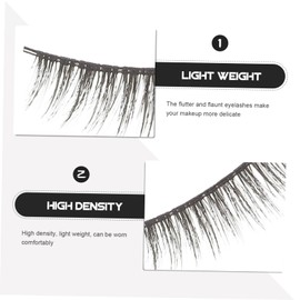 Baluue 10pairs Multi False Eyelashes for Natural Look Soft Curly and Comfortable Wear for Everyday Makeup and Special Occasions