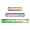 3 Pcs Ruler 30cm/20cm/15cm Folding, Colorful Ruler, Foldable Ruler Student