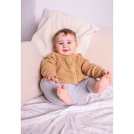 Stellou & friends Cardigan for Girls and Boys | High Quality Baby Clothing Made of 100% Cotton | Size 86/92 - Beige