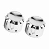 2pcs CNC Aluminum Motorcycle Front Axle Skull Nut Bolt Cover
