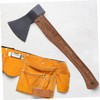 SHINEOFI Axe Handle Replacement Carbonized Acutissima for Hatchet and Camp
