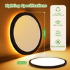 zemty 7 Inch LED Ceiling Light with Night Light 1800K,