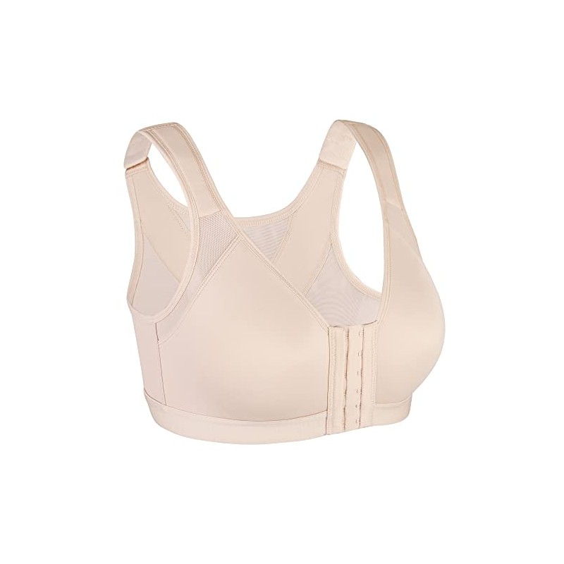 HACI Women Back Support Bra(Beige,34D)