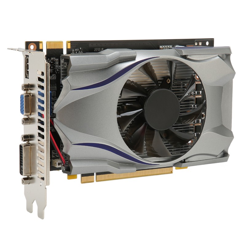 Gaming Graphics Card 1GB 128Bit GDDR5 PCI Express 2.0 3200MHZ