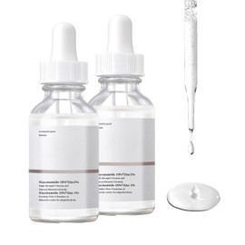 Niacinamide Serum for Face, 2PCS Moisture Niacinamide Face Serum for Women, Niacinamide 10% + Zinc 1% Serum For Acne, Refreshing.