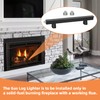 Upgrade Cast Iron Gas Log Lighter for Gas Fireplace Logs