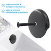 Waziaqoc Tub Overflow Drain Cover, Single Hole Bathtub Drain Overflow