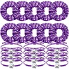 Hanaive 20 Pcs Cheerleader Bracelet Cheer Sport Hair Scrunchies Cheerleader
