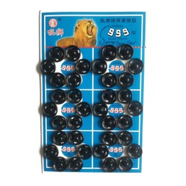 Jajasio Black or Silver Metal Metal Snap Fasteners