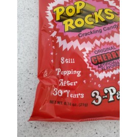 Pop Rocks 2 Pop Rocks Cherry 3 Pack popping crackling candy party favor novelty retro fun