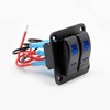 zmayastar SP-CYKG-01 Dual Row Waterproof Boat Switch Panel Car Boat