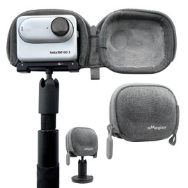 Qanuxy Compatible Insta360 GO 3/GO 3S Protective Case, The durable hard case has a compact design that makes it easy to remove dust