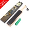 HUTSULS Double Sided Leather Strop Paddle Compound Knife Kit Sharpener