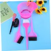 FRCOLOR 6pcs Rose Hair Dye Kit Hair Coloring Tools Set