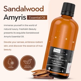 freshskin beauty ltd 100ml Sandalwood Amyris Essential Oil - Freshskin Beauty LTD | 100% Pure & Natural Essential Oils