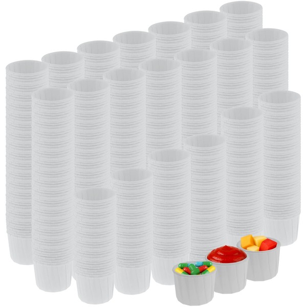 zsccxq 500 pcs Paper Medicine Cups Small Disposable Paper Cups