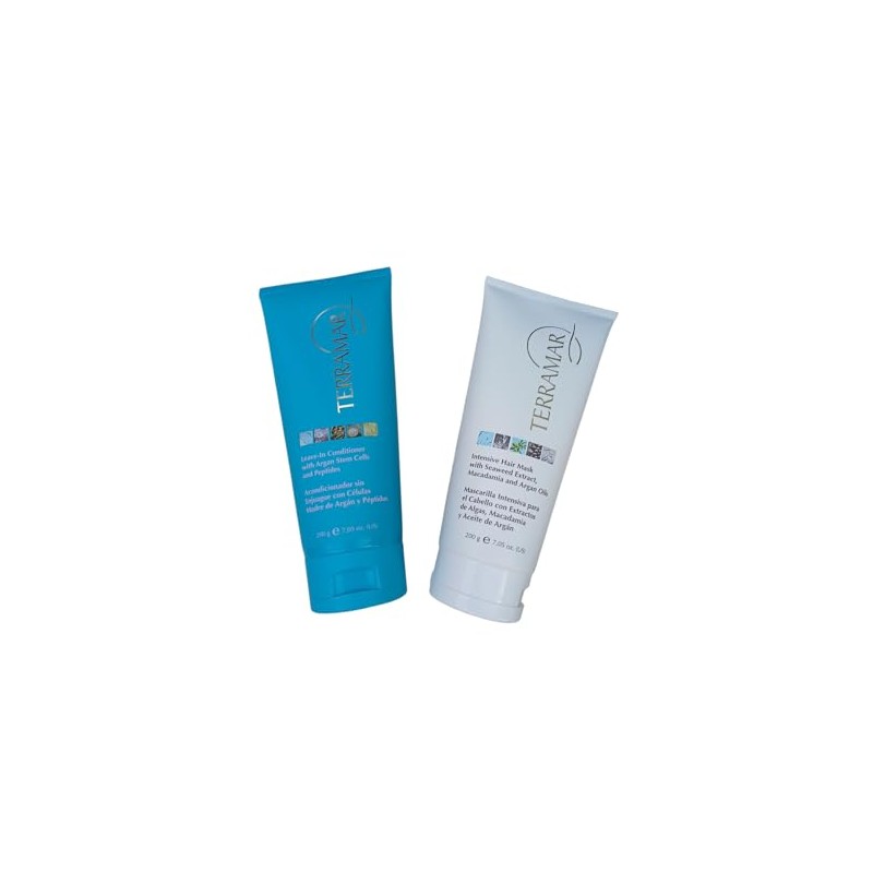 Terramar Kit de Tratamiento Capilar, Mascarilla Intensiva y Acondicionador Sin