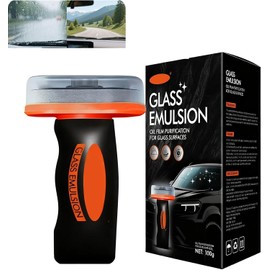 Kubot 2026 New Handheld Glass Oil-Film Remover, Glass Cleaner Cleaning Board, Automotive Oil Film Cleaning Brush for Car Windows