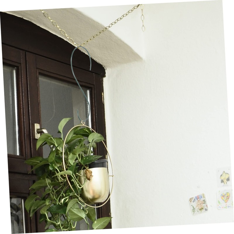 Sosoport 6pcs Flower Pots Hanging Hooks Bird Feeder Hanging Hooks
