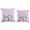 Riders and Unicorns Throw Pillow