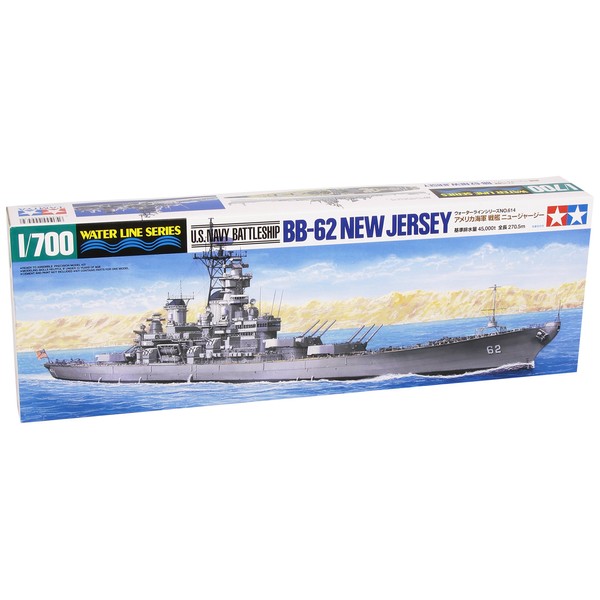Tamiya 31614 1/700 US Navy Battleship New Jersey Plastic Model Kit