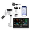 VEVOR 7-in-1 Wi-Fi Weather Station with APP, 7.5-Inch VA Display,