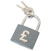 Pound Sign Padlock Love Lock Wedding Anniversary Valentines Gift Unity
