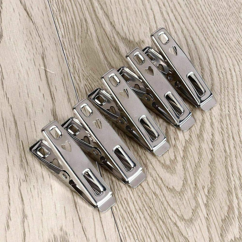 OZSTOCK® Stainless Steel Clothes Pegs Hanging Pins Clips Laundry Metal