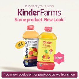 KinderFarms (KinderLyte) Electrolyte Drink, Tropical Punch 6pk