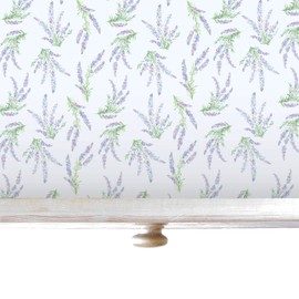 The Master Herbalist LAVENDER Scented Drawer Liners in a floral design with LAVENDER Essential Oils (FOLDED)