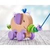 Selecta 52101 Tita Pull Along Elephant Wooden Push and Pull