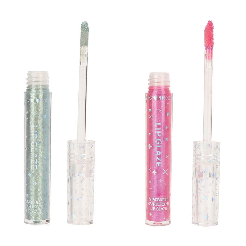 9pcs 0.1oz Women Girls Glitter Lip Gloss Set Moisturizing Lustrous