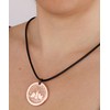 DEMMEX Solid Copper Tree of Life Pendant Necklace, 2.5mm Thick,