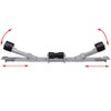 vidaXL Adjustable Boat Trailer Guide Poles, Bunk Side Guides for