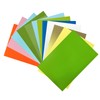 INCAUCA 12 Colors Shrink Plastic Sheet, Frosted Shrinking Paper, Shrink