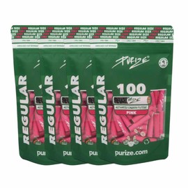 400 Purize® Regular Size 9 mm Activated Carbon Filter (Pink)