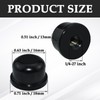 MARRTEUM 1/2 Inch Tall Lamp Finial Tapped 1/4-27 Knob Lamp